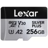 Mälukaart microSD 256GB C10 A2 U3 V30 205/150MB/s Silver Plus