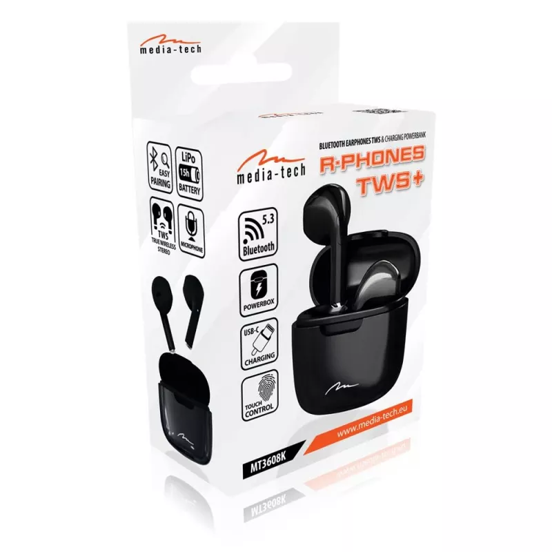 Kõrvaklapid Media-Tech MT3608K R-Phones TWS+ must