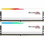 DIMM 64 GB DDR5-6000 (2x 32 GB) Dual-Kit, mälu valge, F5-6000J2836G32GX2-RM5NRW, Ripjaws M5 Neo RGB, AMD EXPO