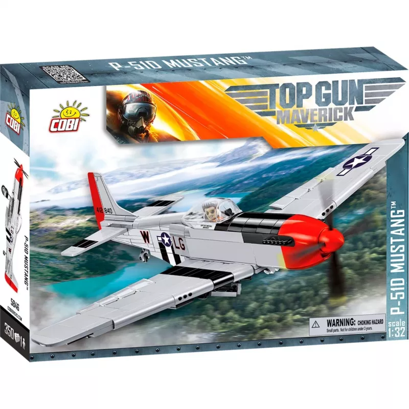 Top Gun Maverick P51D Mustang, ehitustöö komplekt mõõtkavas 1:32