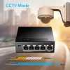 Võrgulüliti Cudy GS105 — 5 pordiga Gigabit Ethernet (10/100/1000), must, 5 V DC toide kaasas