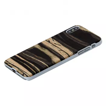 Nutitelefoni ümbris man and wood iPhone XS Max jaoks — Valge Ebony viimistlus
