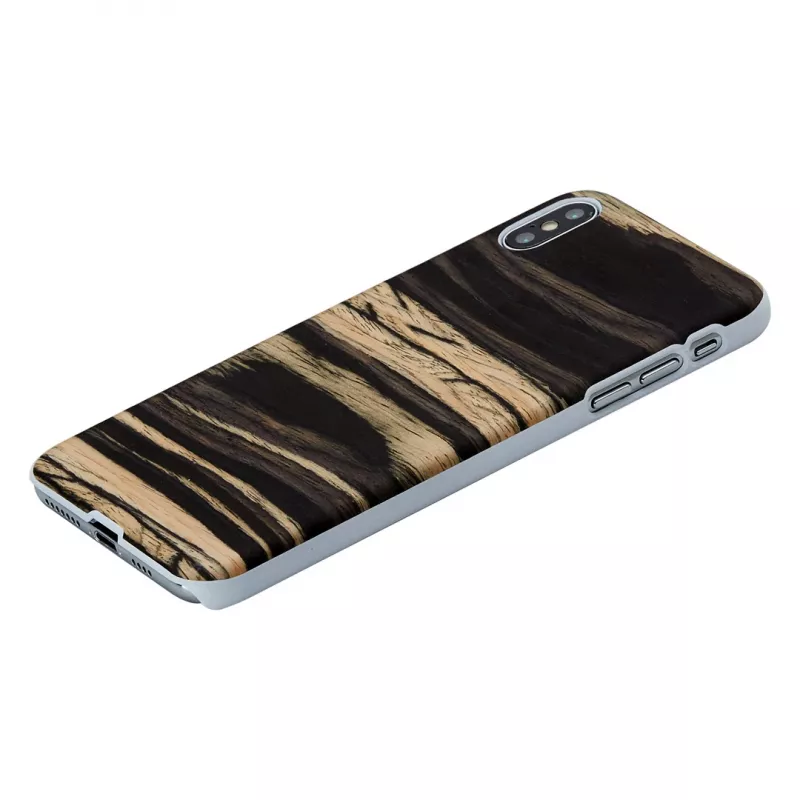 Nutitelefoni ümbris man and wood iPhone XS Max jaoks — Valge Ebony viimistlus