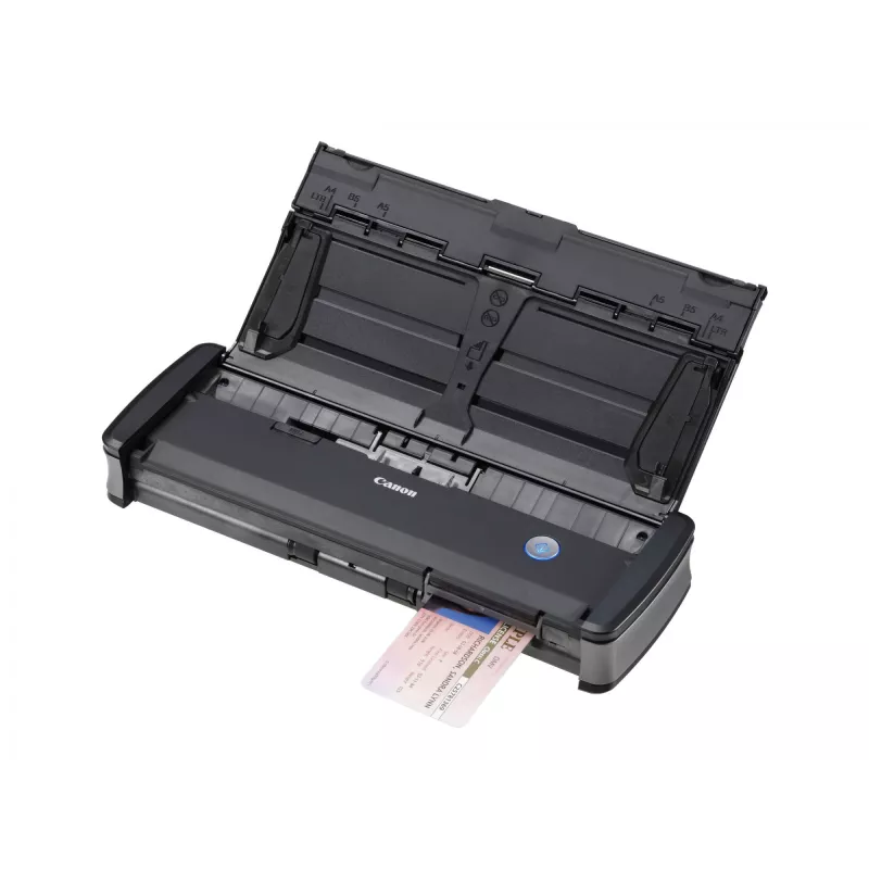 Canon imageFORMULA P-215II kaasaskantav kahepoolne dokumendiskanner, 216 x 1000 mm, 600 x 600 DPI, 24 bit, lehtskanner, must, hall, CMOS CIS