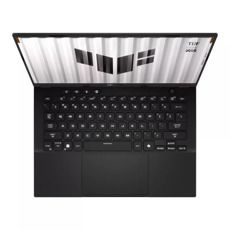 Sülearvuti ASUS FA401UH-RG018 — 14-tolline WQXGA IPS 165 Hz, AMD Ryzen 7 260 (8 tuuma/16 lõime, kuni 5,1 GHz), RTX 5050 8 GB, 16 GB LPDDR5x, 512 GB PCIe 4.0 SSD, 73 Wh