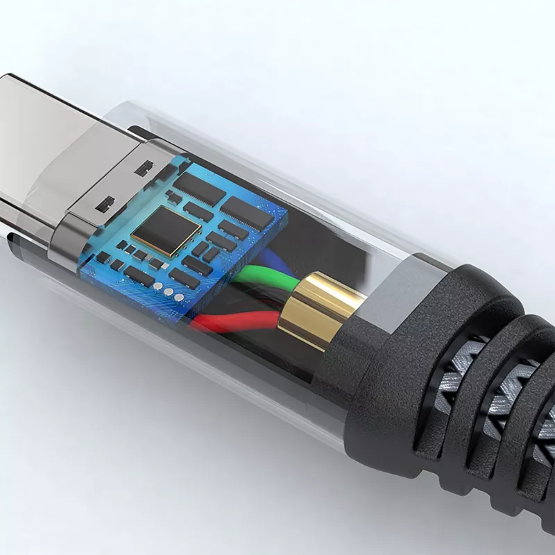 4smarts PremiumCord - USB-kaabel - USB-C (M) - USB-C (M) - USB 2.0 - 20 V - 5 A - 1.5 m - USB-toiteallikas (100 W) - Must