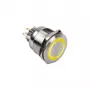Vandaalikindel surunupplüliti DimasTech PD197 25mm Silverline rõngaga