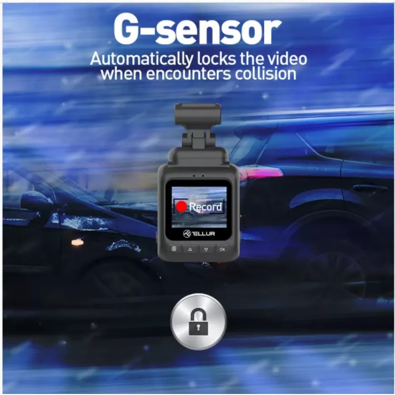 Dashcam Tellur Dash Patrol DC1 FullHD 1080P must