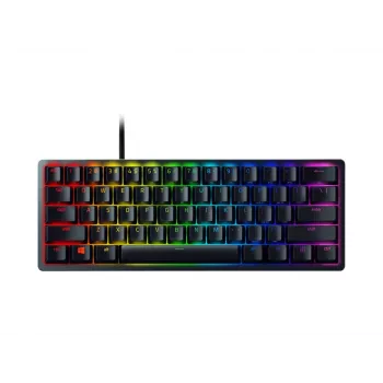 Razer Huntsman Mini 60% mänguklaviatuur Opto-Mechanical Purple Switch RGB LED valgus NORD juhtmega