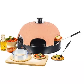 Pitsategija Emerio PO-115984 6 pitsat 1200 W Must Oranž