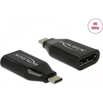 DeLOCK Adapter USB USB-C isane DisplayPort emasele 4K 60 Hz