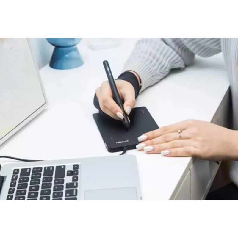 Graafika joonistustahvel XP-Pen Star G430S juhtmega, 5080 lpi, 101,6×76,2 mm aktiivne ala, must