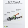 Wentronic Goobay CAT 6 patch-kaabel, S/FTP (PiMF), Valge, 3 m - LSZH Halogen-Free, Copper (93507)