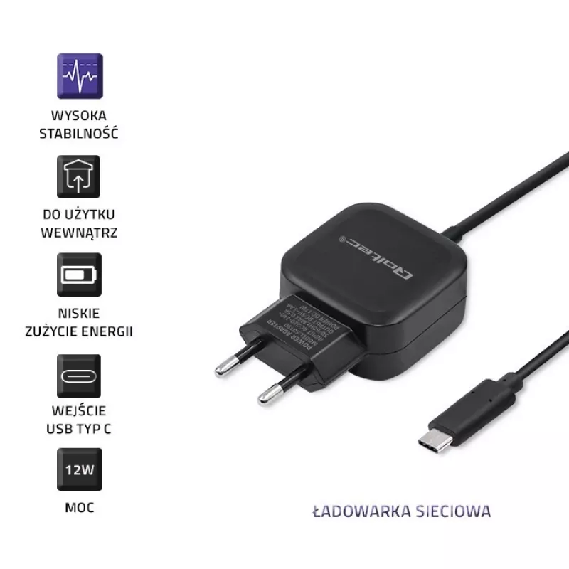 Qoltec 50190 Mobiilseadme laadija