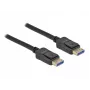 Delock - DisplayPort-kaabel - DisplayPort (M) DisplayPorti (M) - DisplayPort 2,0 - 2,0 m - toetab 10K 60 Hz (10 240 x 4320) - must (80262)