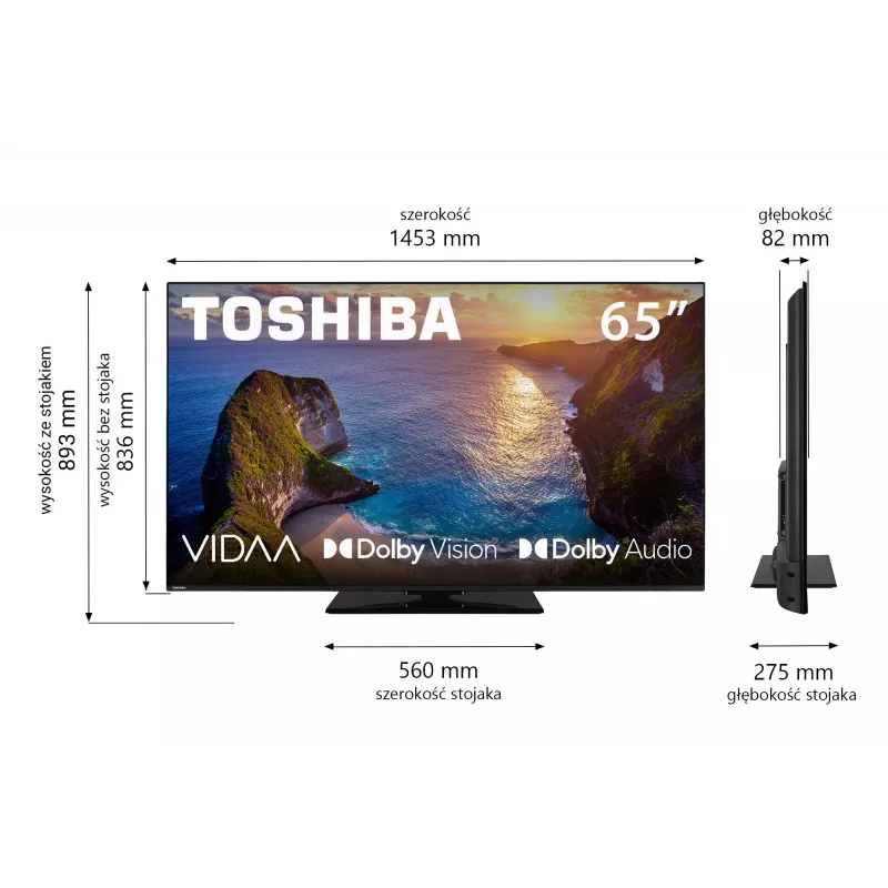 Televiisor Toshiba 65UV3463DG 65-tolline 4K Ultra HD DLED 3840 x 2160