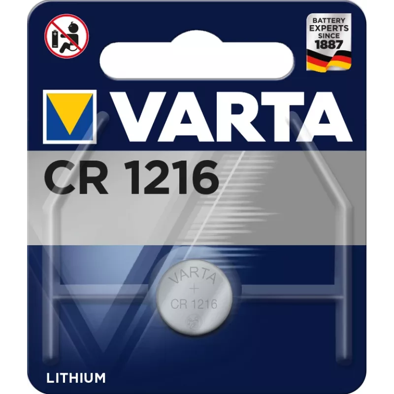 Varta CR1216 Electroniczelle liitium 3 25mAh blister - aku - CR1216