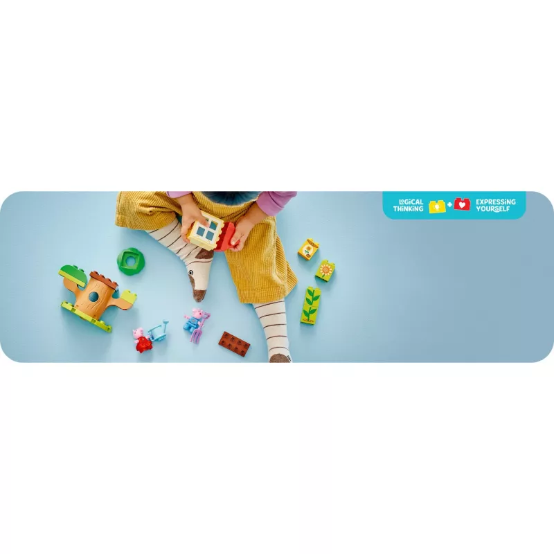 Lego 10431 Duplo Peppa Sig aed ja puumaja mängukomplekt