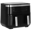 Kuumaõhufritüür Severin FR 2453 Double 3,25 L 2850 W Must Hõbedane