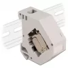 Delock - Modulaaradapter - DIN-liistule paigaldatav - CAT 6a - STP - Hall - 1 konnektor (86014)