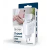 Laadija Gembird TA-UC-2A12-01 siseruumides AC 2.4A 2 USB valge