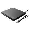 SAVIO AK-59 Väline saleda disainiga CD/DVD-salvesti R/RW - USB-C/USB-A, must