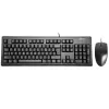 A4Tech KM-72620D - klaviatuuri ja hiire komplekt - USB - US - must