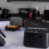 Salter EK5565MBLKFVDE Kuro 4-viiluline röster
