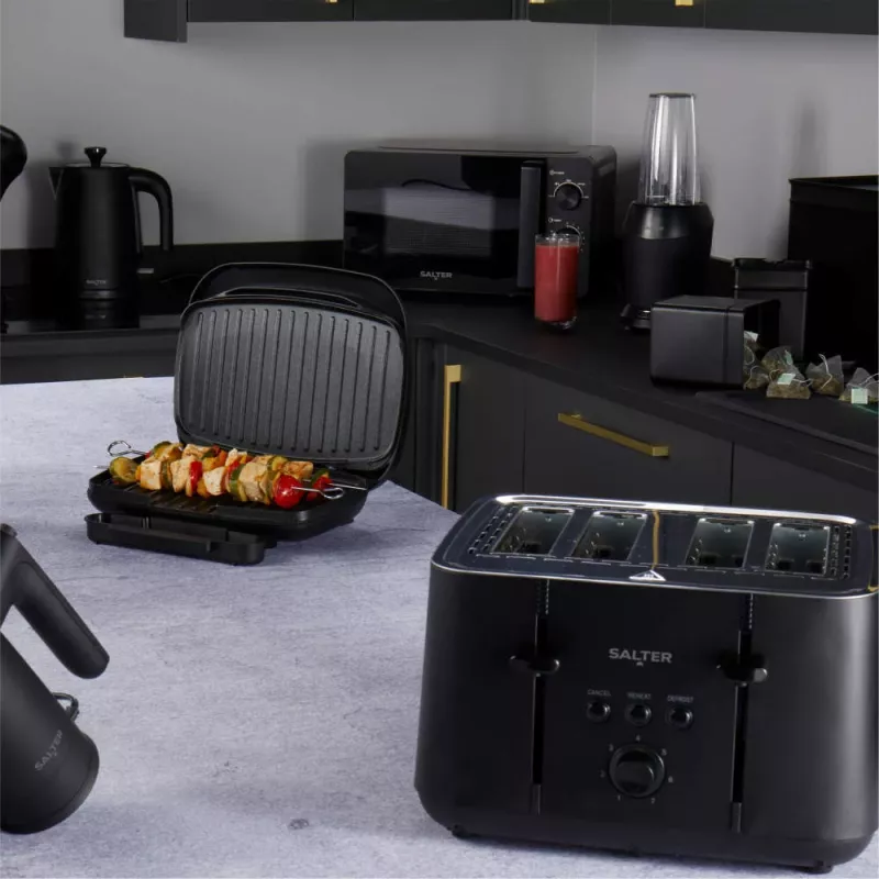 Salter EK5565MBLKFVDE Kuro 4-viiluline röster