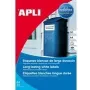 Ilmastikukindlad sildid agipa 12113, polüester 99,1 x 38,1 mm, isekleepuvate siltide rull