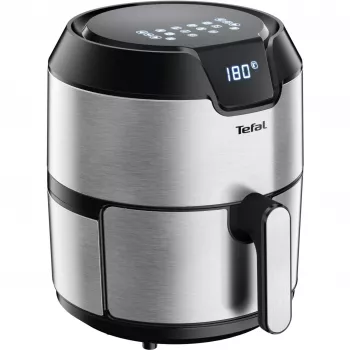 Tefal Easy Fry EY401D Üksik 4,2 L Eraldiseisev 1500 W Kuumaõhufritüür Must, Roostevaba teras