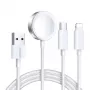 Magnetlaadija Joyroom S-IW008 Lightning USB-C 5V 1,2m valge kaabel