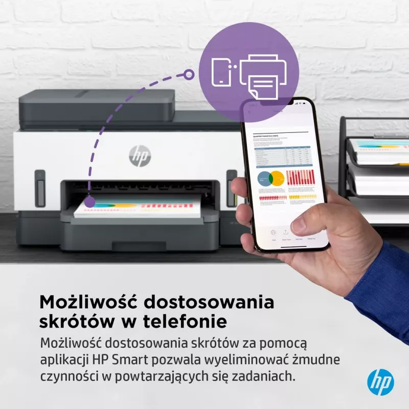 HP Smart Tank 750 multifunktsionaalne printer, pidev tindivarustus, värviline, Wi-Fi, Smart App, dupleks, ADF automaatne dokumendisöötja