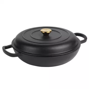 Rostvabast malmist kastrul Russell Hobbs RH02525BEU7 30 cm, must