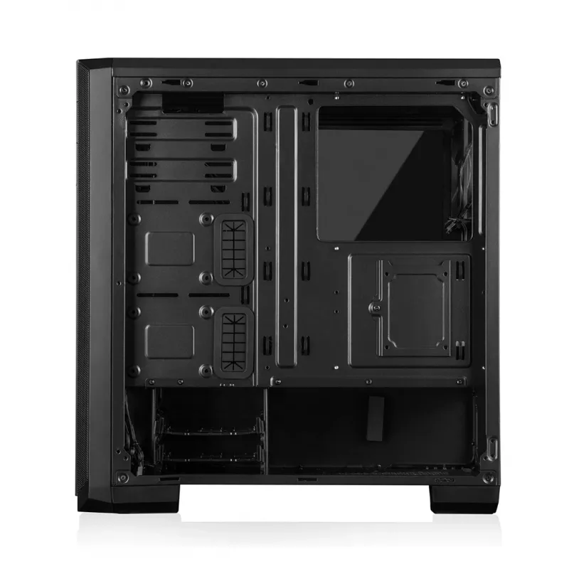 PC-korpus MODECOM Oberon Pro Midi Tower, karastatud klaas, microATX/ATX, 7 pesa, 395 mm GPU, 2x3,5 tolli + 3x2,5 tolli sahtlid, USB 3.2 Gen1