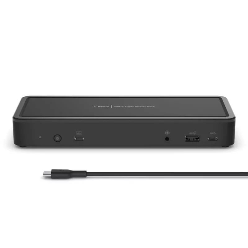 Belkin INC003VFBK sülearvuti dokkimisjaam/pordireplikaator Docking USB 3.2 Gen 2 (3.1 Gen 2) USB-C Must