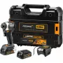 Juhtmeta löökkruvikeeraja DCF85ME2GT, 18V, 1/4, McLaren disainis hall/must, 2x POWERSTACK Li-Ion-aku 1,7 Ah, T STAK kastis