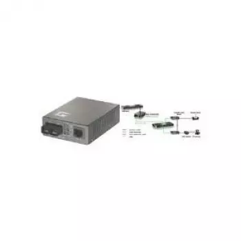 LevelOne RJ45-SC kiire Ethernet-meediumimuundur, multi-mode fiiber, 2 km, PoE PD