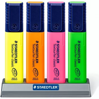 Marker Staedtler Textsurfer classic 364 Meisliteraga Roheline Oranž Roosa Kollane