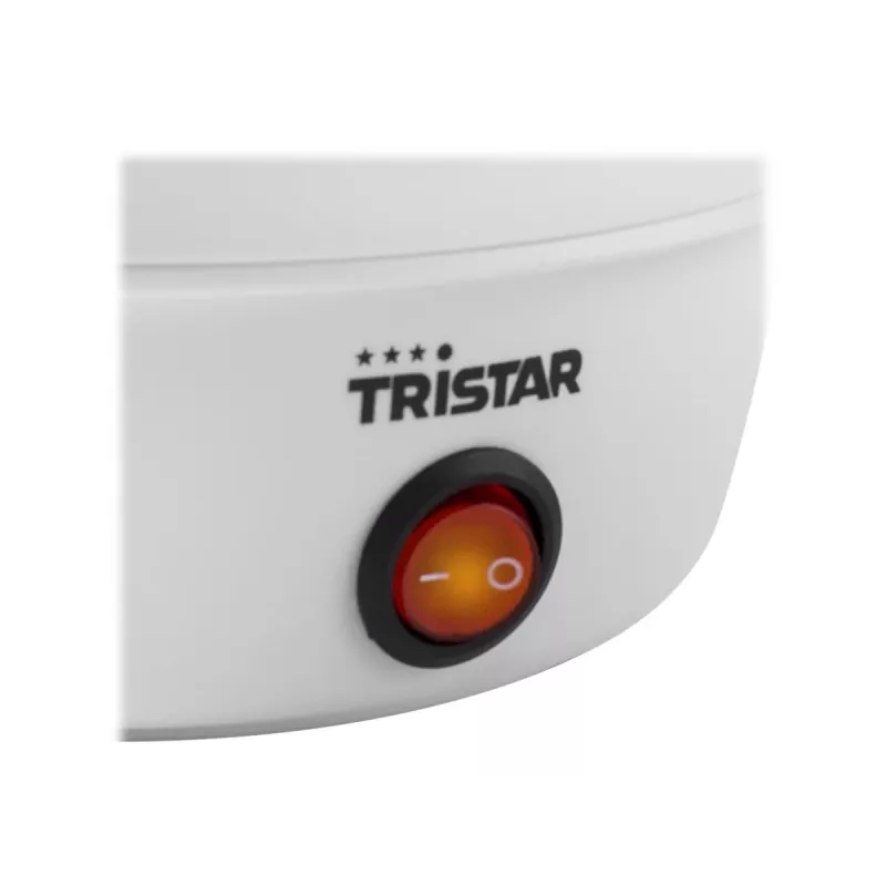 Munakeetja Tristar EK-3074 — mahutavus 7 muna, 350 W, läbipaistev/valge