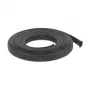 Punutud kaablikaitse DeLOCK 18902 10 m x 12 mm must