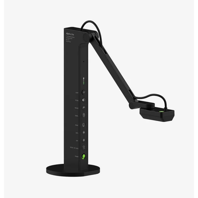 Dokumendikaamera IPEVO VZ‑R ULTRA (13 MP, 25,4 / 3,06 mm CMOS, USB‑C, HDMI, must)
