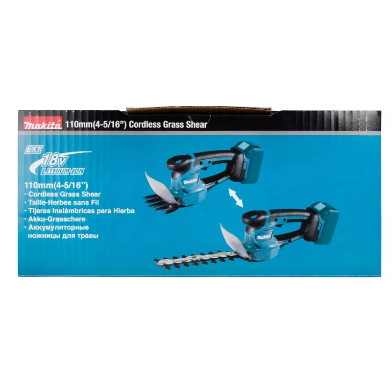 Makita DUM111SYX võsalõikur/muruniiduk 27 W Aku Must, Sinine