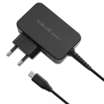 Toiteadapter QOLTEC 52384 GaN 30W väljund 5–20V USB laadija