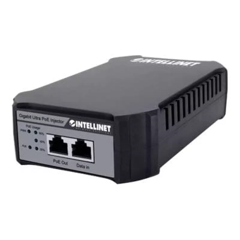 Intellinet Gigabit PoE++ toiteadapter, üks 95 W port, IEEE 802.3bt (4PPoE) -ühilduv, plastikust korpus, seinale kinnitatav