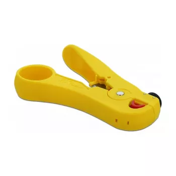 Kaablieemaldaja DELOCK 86478 — eemaldusvõime 3,5–9 mm, pikkus 111 mm, kollane