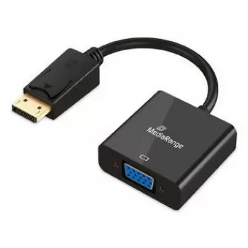 MediaRange HDMI-DVI-I videomuundur 20 cm must 3840x2160@60fps