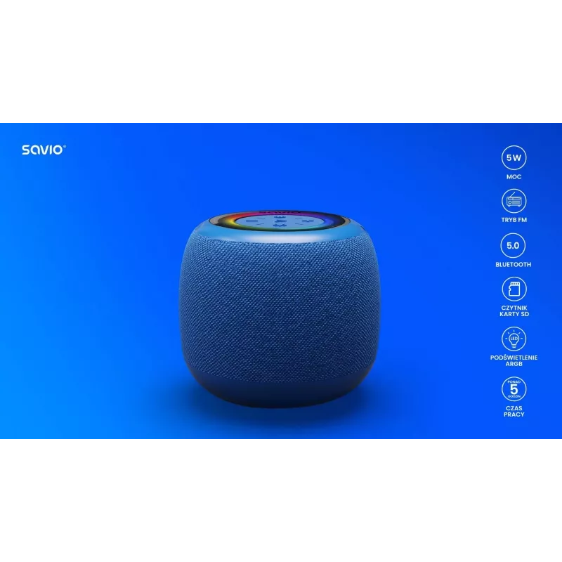 Savio BS-042 Bluetooth-kõlar 5 W