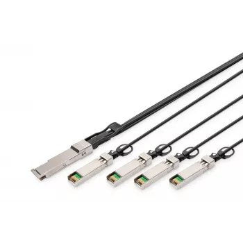 Otseühenduskaabel Digitus DN-81325 40G QSFP+ kuni 4x SFP+ 5 m