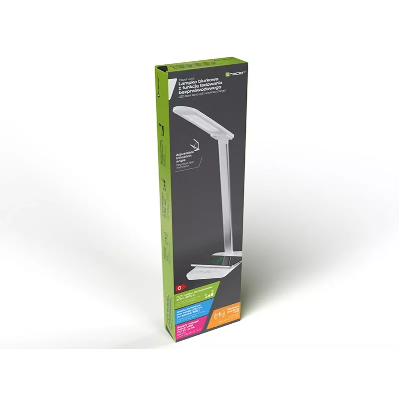 Tracer Luna laualamp 10 W juhtmevaba laadijaga, LED, 3000–6500 K
